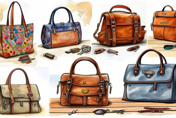 各种包包的手绘图 - 各种包包的手绘图怎么画