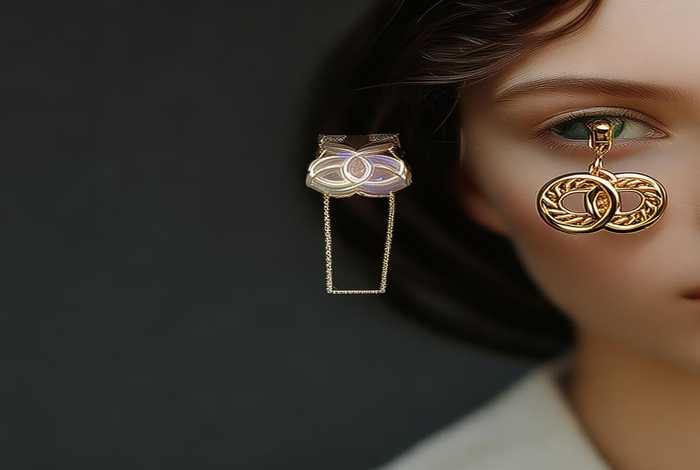 chanel新款耳钉，chanel经典款耳钉