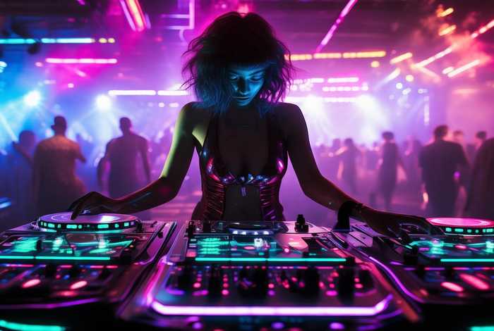 2023女dj真空打碟现场高清；2013美女dj夜店现场打碟