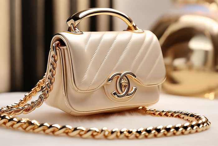 chanel香槟金mini chanel mini cocohandle价格