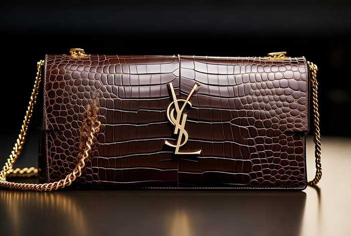 ysl官网包包中国鳄鱼皮niki yslniki鳄鱼纹包真假