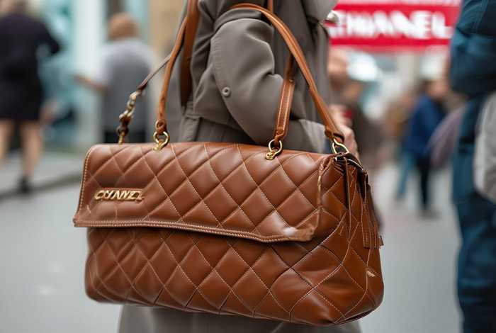 chanel流浪包搭配；chanel流浪包什么皮质