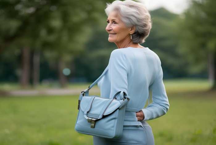 帆布斜挎包 中老年浅蓝色（帆布斜挎包 中老年浅蓝色好看吗？）