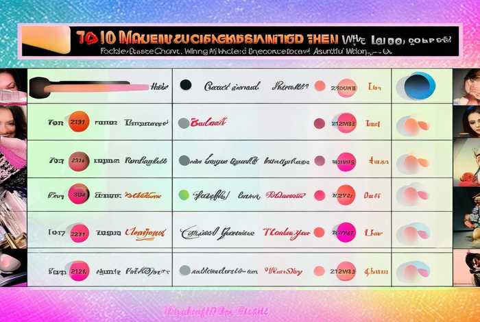 10大化妆品牌排行榜趋势图 10大化妆品牌排行榜趋势图表