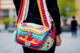 钩针钩今年最时尚包包斜挎包学生、钩针编织包包斜挎包