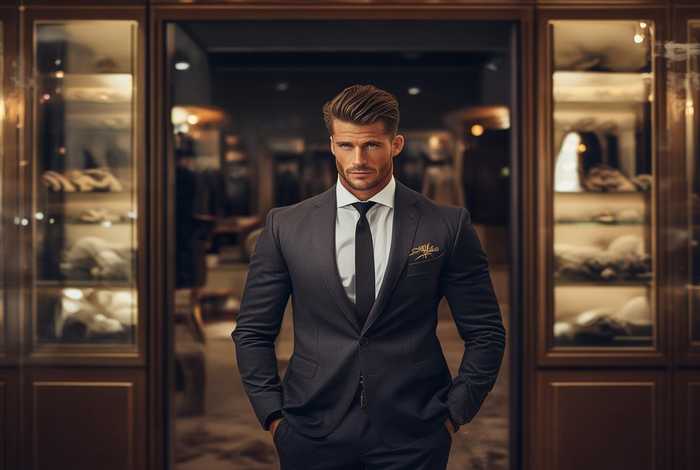 高档男装品牌、高档男装品牌logo一个小人