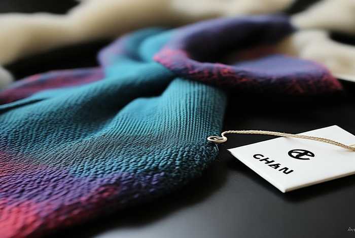 chanel开箱围巾；chanel围巾有吊牌吗