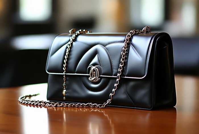 chanel香奈儿黑色的包；香奈儿黑色logo包