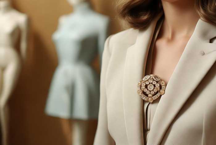 chanel胸针怎么配 chanel胸针vintage搭配