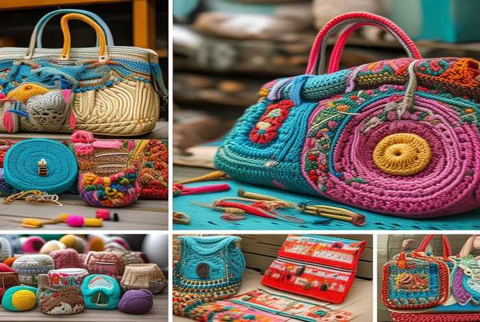 钩各种款式的包包；钩各种款式的包包怎么钩