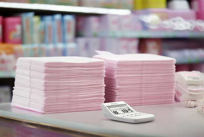 8块钱100片卫生巾；卫生巾几块钱一片