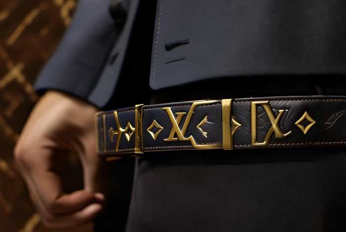 lv男士皮带上身效果图 - lv男士皮带上身效果图高清