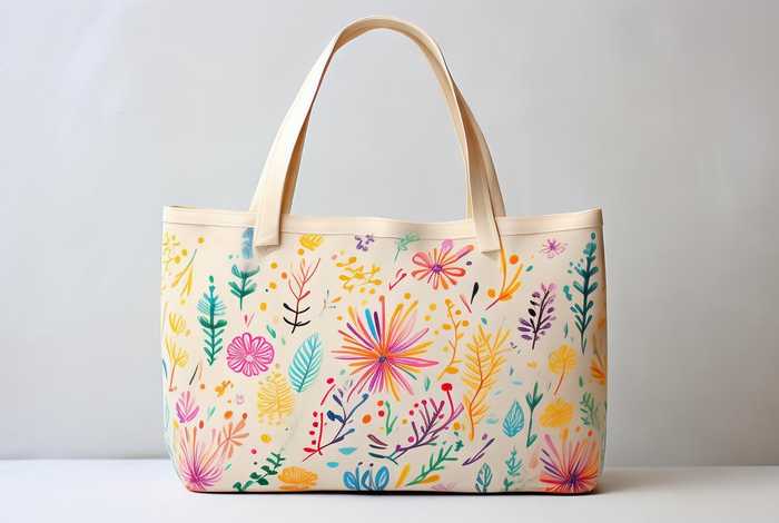 帆布包手绘图案简单又漂亮；帆布包手绘图案简单又漂亮图片