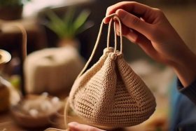 钩女式斜挎包图解 - 钩针钩女士斜挎包图解