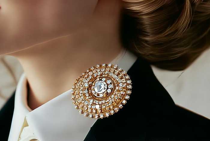 chanel正品胸针、chanel胸针vintage搭配