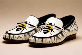 古驰gucci鞋子小蜜蜂；gucci 古驰 小蜜蜂