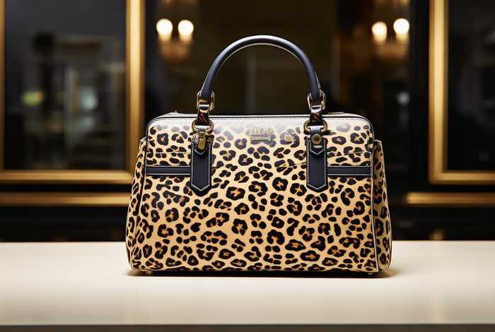 dior官网包包豹纹；dior官网 包包