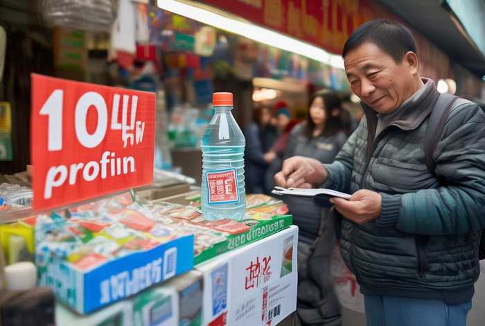 1块钱的矿泉水卖2元利率；1块钱的矿泉水卖2元利率是多少