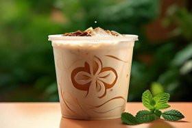 logo像一朵四瓣花的牌子奶茶，logo像一朵四瓣花的牌子奶茶叫什么