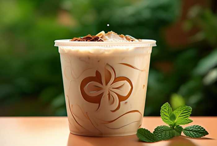 logo像一朵四瓣花的牌子奶茶，logo像一朵四瓣花的牌子奶茶叫什么