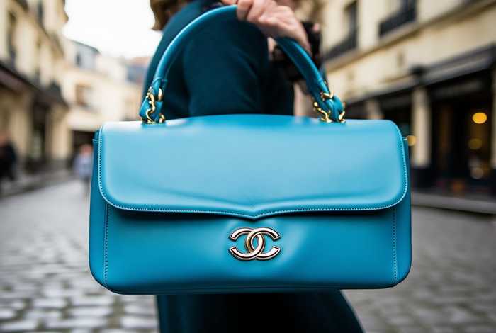 chanel香奈儿蓝色包（chanel蓝色包包）