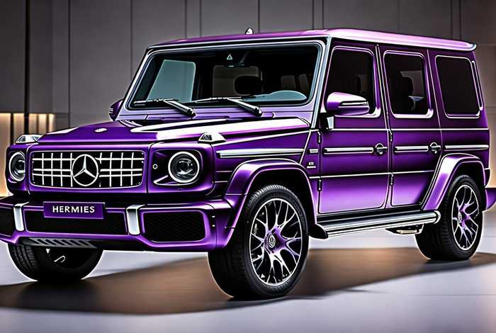 奔驰g63紫色限量版爱马仕 - 奔驰g63紫色限量版爱马仕多少钱
