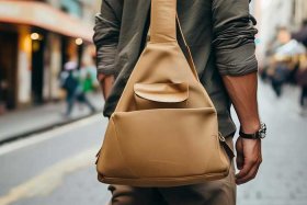 帆布男士斜挎包休闲 - 帆布男士斜挎包休闲款图片