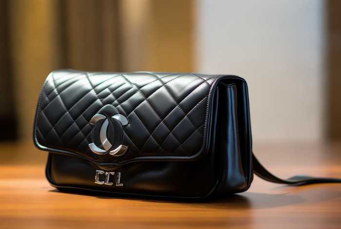 chanel香奈儿黑色的包；香奈儿黑色logo包