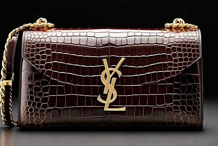 ysl官网包包中国鳄鱼皮niki yslniki鳄鱼纹包真假