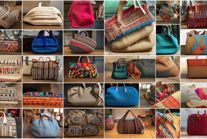 28款手工编织包包图片，28款手工编织包包图片大全