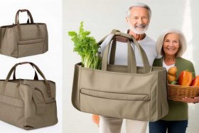 方便中老年买菜双肩包；中老年买菜用的单肩包