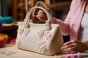 钩针钩今年最时尚包包单元花、钩针钩今年最时尚包包 教程