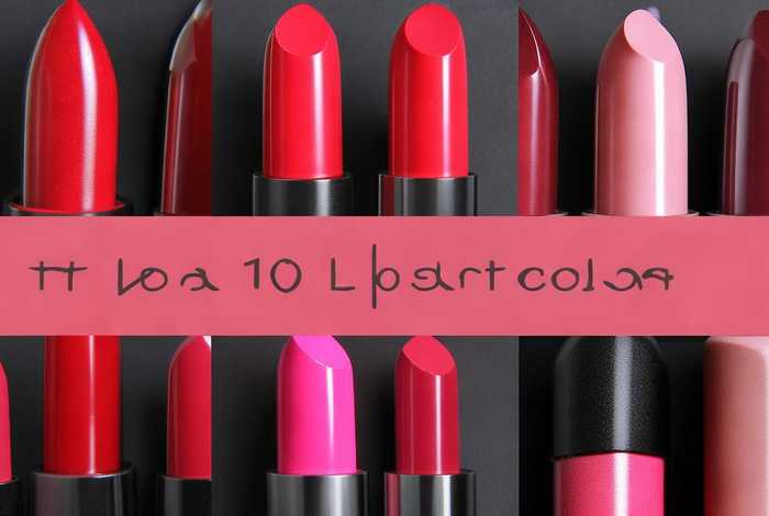 10大口红（10大口红色号）