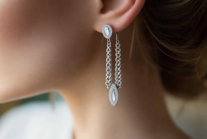 Chanel轻奢耳环，chanel轻奢耳环