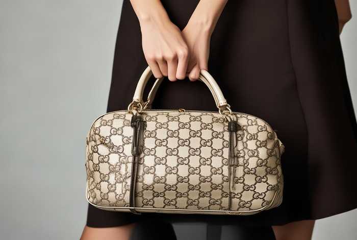 古驰女包波士顿；古驰波纹包真假