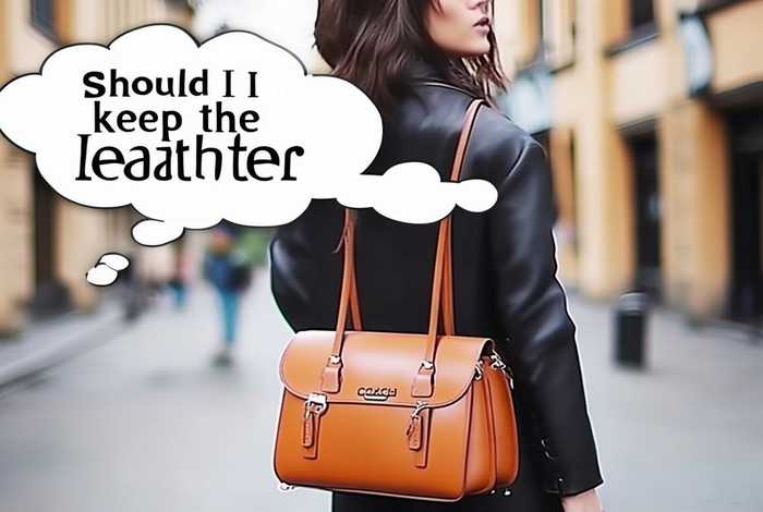 背coach包那块皮要不要拿掉；背coach包是不是很没品位