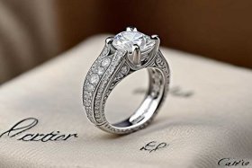 cartier品牌戒指图片，cartier戒指图片及价格