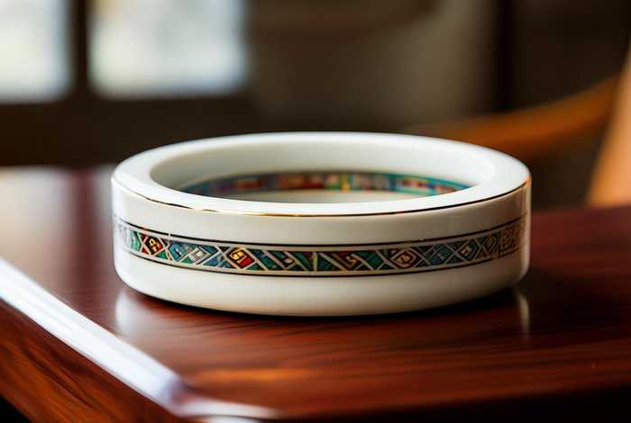 爱马仕马赛克烟灰缸发票，爱马仕骨瓷烟灰缸