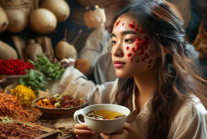 爆痘是什么原因 - 喝中药下巴爆痘是什么原因