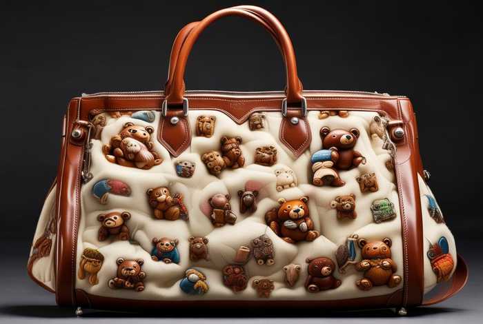 包包上全是熊的图案是什么牌子 - 包包上全是熊的图案是什么牌子的