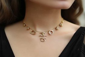 chanel项链定制；chanel choker项链