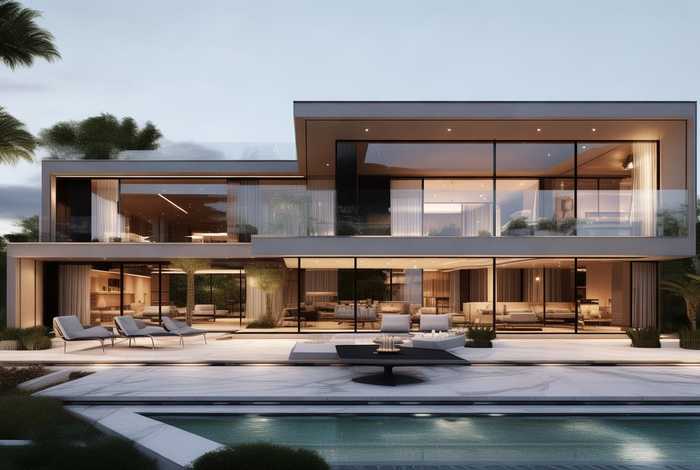 2000平方现代轻奢大别墅（200平米轻奢现代大概多少钱）