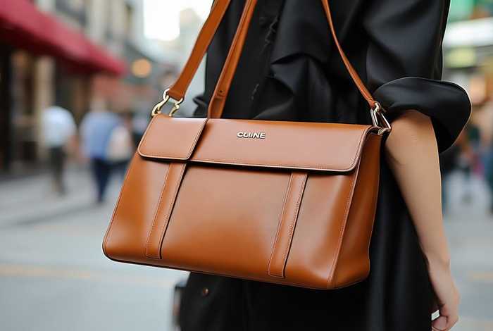 celine斜挎包棕色、celine strap斜挎包