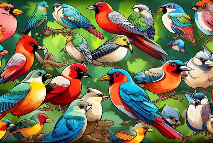 各种小鸟图片大全大图，各种小鸟图片大全大图 卡通