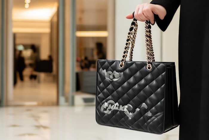 chanel专柜手提袋怎么绑、chanel购物袋手提包