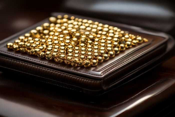 chanel mini金球卡包；chanel 金球mini价格