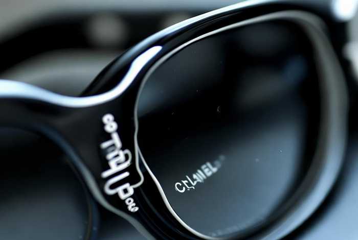 chanel眼镜；chanel眼镜片上的字如何去掉