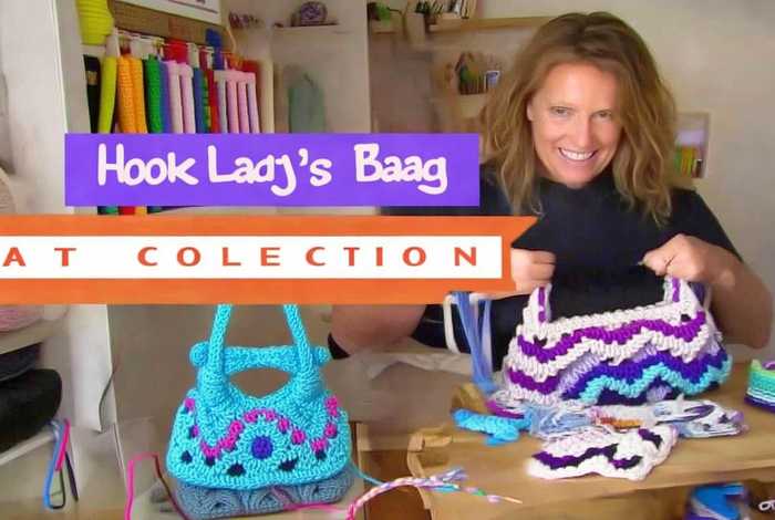 钩女士包包大全视频 钩针编织女士包包视频