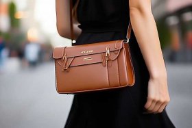 celine斜挎包棕色、celine strap斜挎包