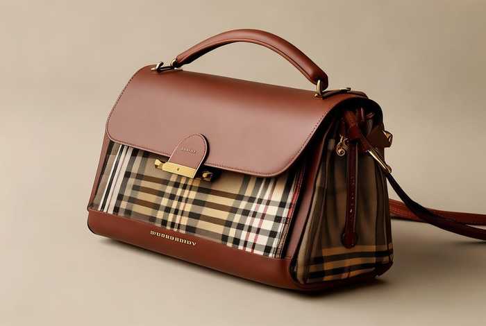 burberry革硬包；burberry的包是皮的吗